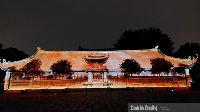 Công nghệ 3D mapping kể chuyện đạo học